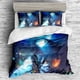 thumbnail image 1 of Avatars-Juego de funda de edredón de algodón para niña, ropa de cama informal, ropa de cama individual, regalo de cumpleaños y Navidad, 1 of 4