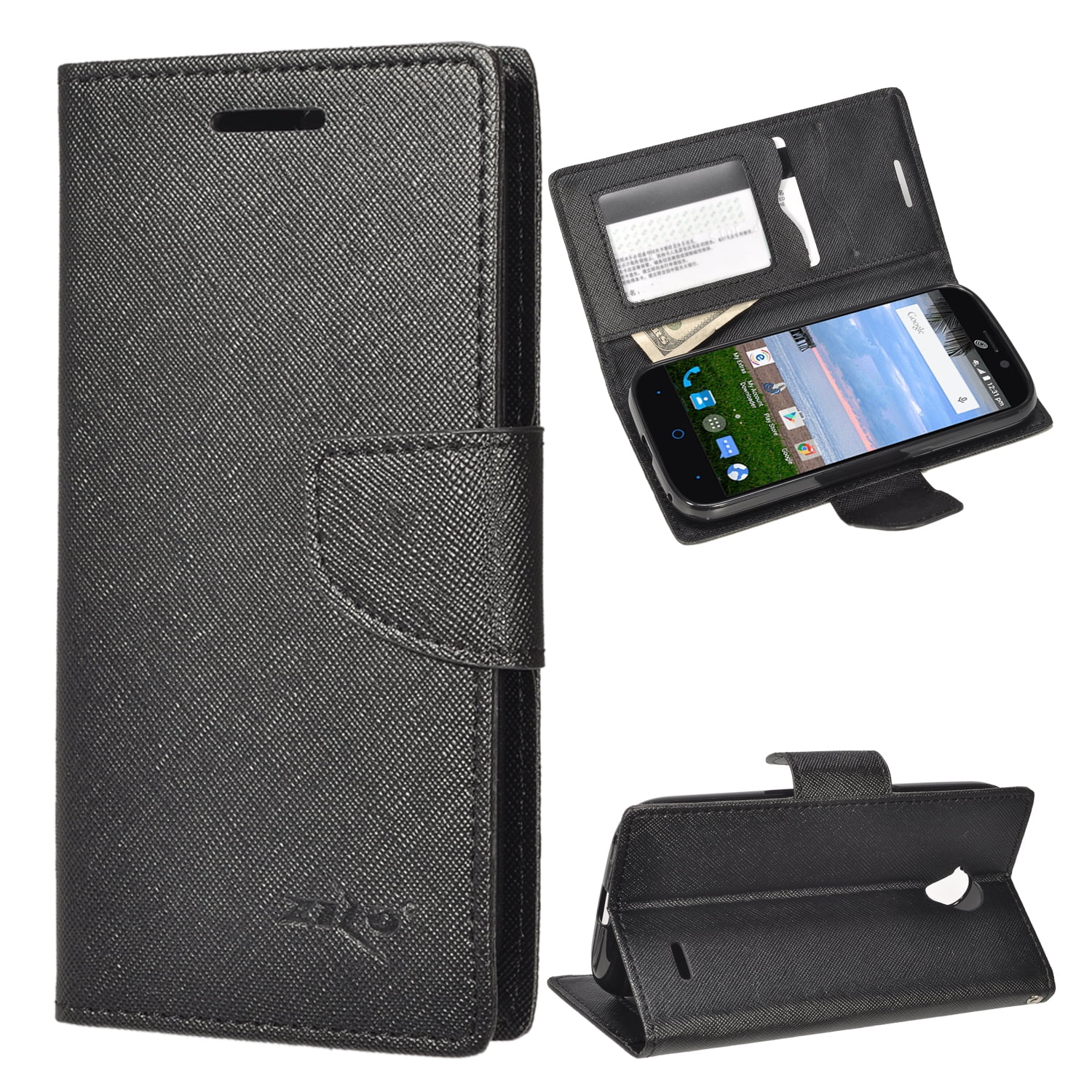Zizo® Wallet Case For ZTE Stratos LTE Z819L Allstar LTE Z819C Z818L