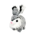 thumbnail image 3 of Siruishop Plush Bunny Toy Rabbit Interactive Electronic Pet for Preschool Party Favors Dark Gray, 3 of 8