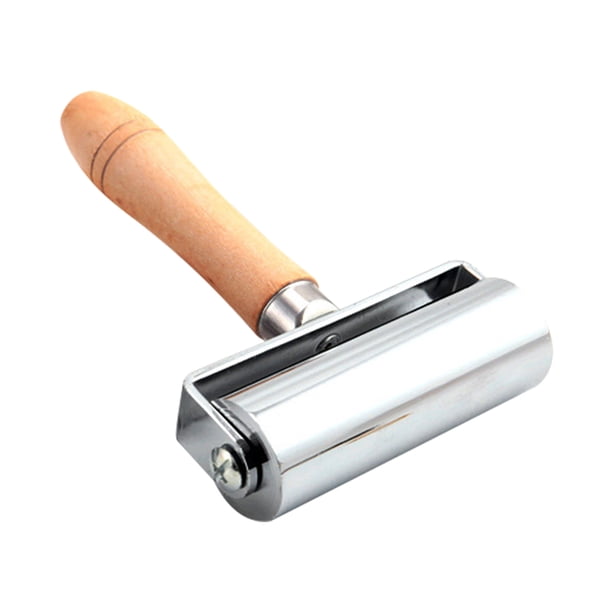 Rodillos Para Marroquinería Rodillo rodante de cuero DIY Creaser de borde de cuero para artesanía de cuero (100 mm)