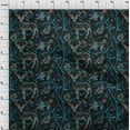 thumbnail image 4 of oneOone Silk Tabby Medium Blue Fabric Animal Dress Material Fabric Print Fabric By The Yard 42 Inch Wide, 4 of 4