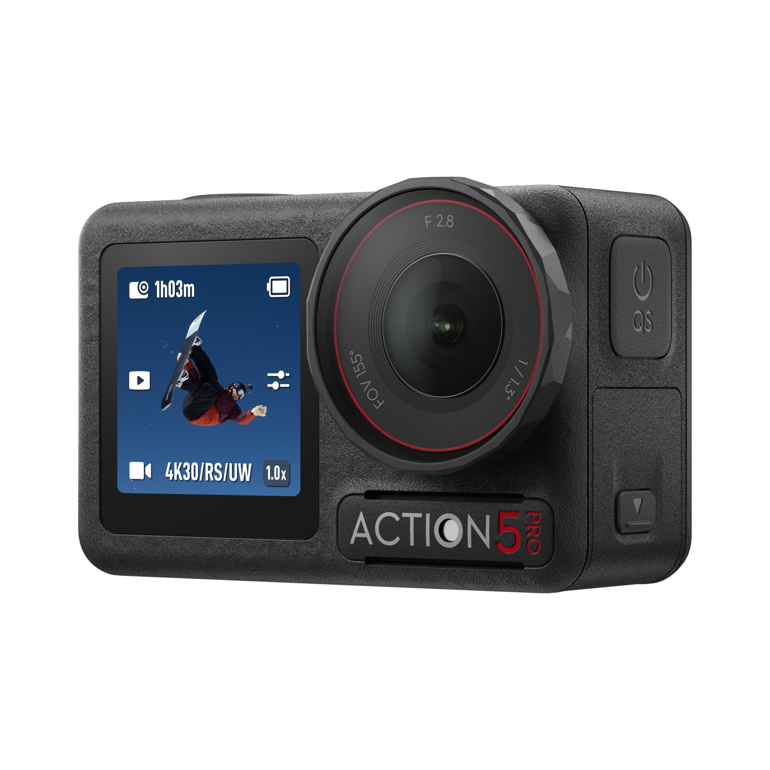 DJI Osmo Action 5 Pro Standard Combo - Action Camera Waterproof with 4K UHD Video, 1/1.3" Sensor, Dual Screens, Stabilization, For Vlogging, Sports & Travel + 64GB Card & 50 Piece Accessory Kit