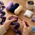 thumbnail image 3 of Beginner Friendly Dragon Crochet Kit, DIY Enchanted Dragon Spiral Hanging Ornament with Yarn, Hook, Beads, Stuffing & Pom-poms, Handmade Craft Set for Wall Window Car Decor and Gift, 3 of 8