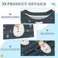 thumbnail image 2 of FORMRS Boys Rash Guard Short Sleeves Swim Shirt Quick Dry UPF 50+ Sun Protection, Sizes 3-12T, Playful Winter, 2 of 6