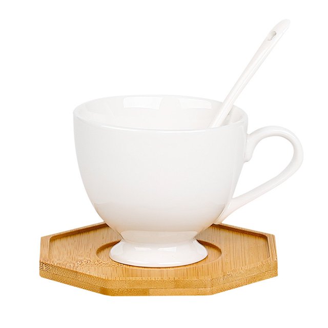 Cateissary Tazas de café Retro, taza de estilo Simple, taza de leche creativa multiusos, de portátil para el hogar, amplia aplicación Juegos de servir café y té Cateissary HA080716-00