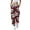 Multicolor, variant on Women's Skull and Rose Print Casual Pants, High Waist Elastic Drawstring Halloween Lounge Trousers with Pockets
