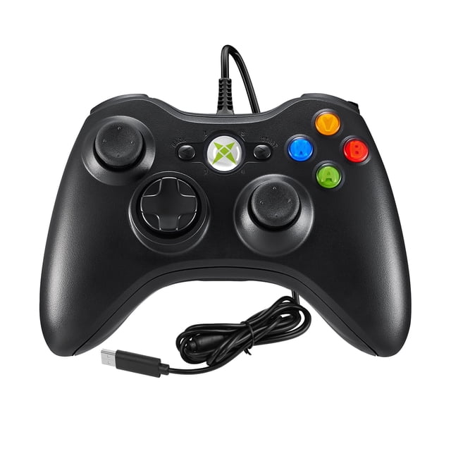 Controlador con Cable NBCP para Xbox 360 y PC con Vibración Dual