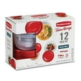 thumbnail image 2 of Rubbermaid TakeAlongs 12 Piece Food Storage Variety Set, Ruby, 2 of 3
