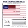 thumbnail image 3 of MIANGASTORE 1 Ensemble Mât de Drapeau Détachable Mât de Drapeau Ajustable Kit Tige de Drapeau en Alliage Mât de Drapeau Extérieur pour Cour avec Support, 3 of 6