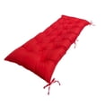 thumbnail image 1 of Becaristey Coussin de Tapis de Banc Imperméable - Protection Solaire et Confortable pour Coussins de Chaise d'Extérieur d'Extérieur Coussin de Banc en Polyester Rouge 100*50*8CM, 1 of 6