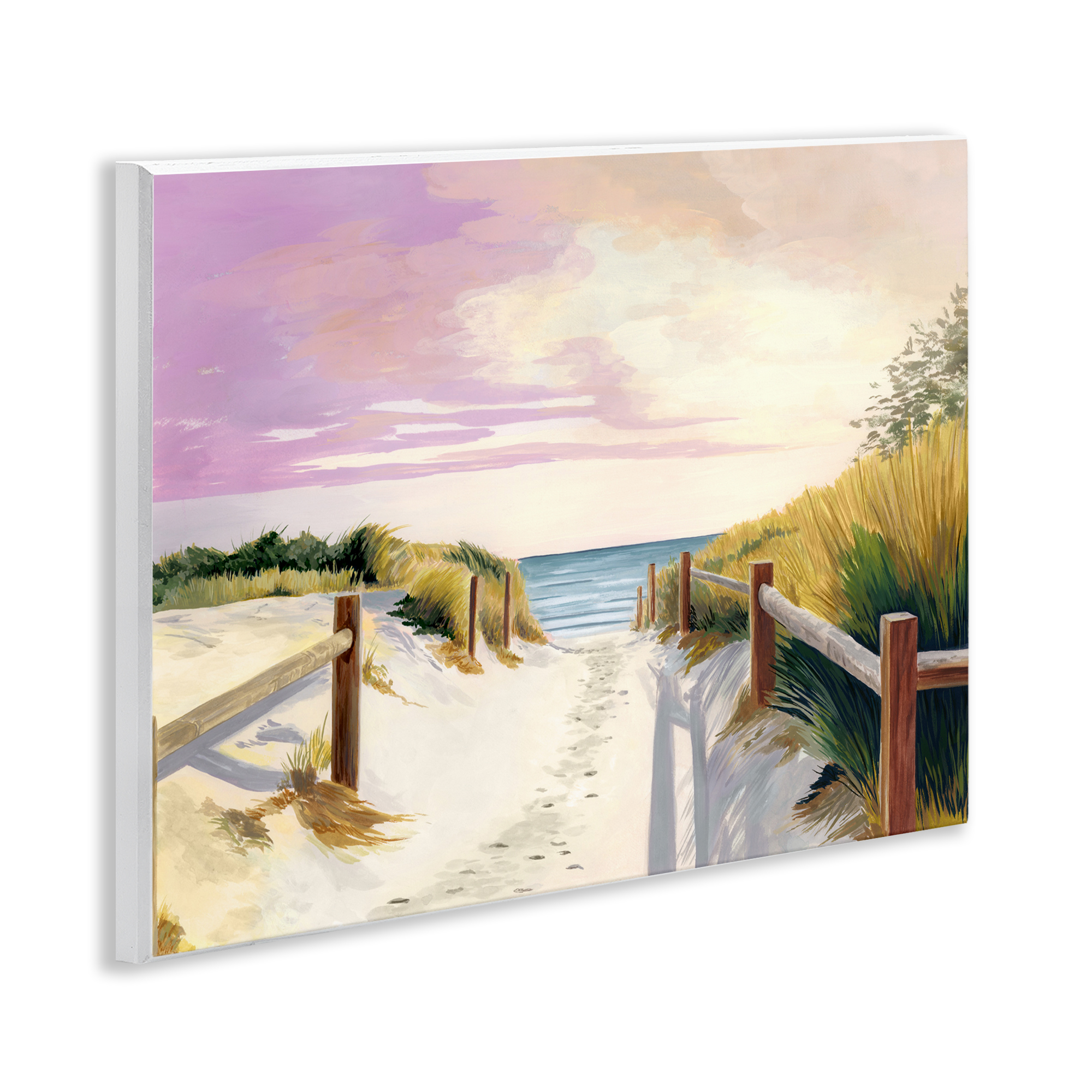 Cottesloe Beach Pathway Wall Plaque Art, design by Courtney Haley