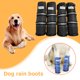 thumbnail image 3 of 4 unids/set antideslizante para mascotas zapatos de tubo largo botas de lluvia impermeables para perros (rojo XS) Likrtyny Para estrenar, 3 of 7