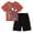 Washed red / black, spidey and friends, variant on Marvel Avengers Captain America Toddler Boys T-Shirt and MeshShorts Outfit Set Toddler to Big Kid