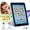Blue, variant on Moclever Baby Tablet Toddler Learning Toys Early Educational Touch Learn Toddler Tablet for Nursery Songs ABC Numbers Words for 1-6 Year Old Kids, Blue