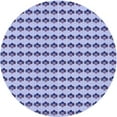 thumbnail image 1 of Ahgly Company Machine Washable Indoor Round Transitional Slate Blue Area Rugs, 8' Round, 1 of 7