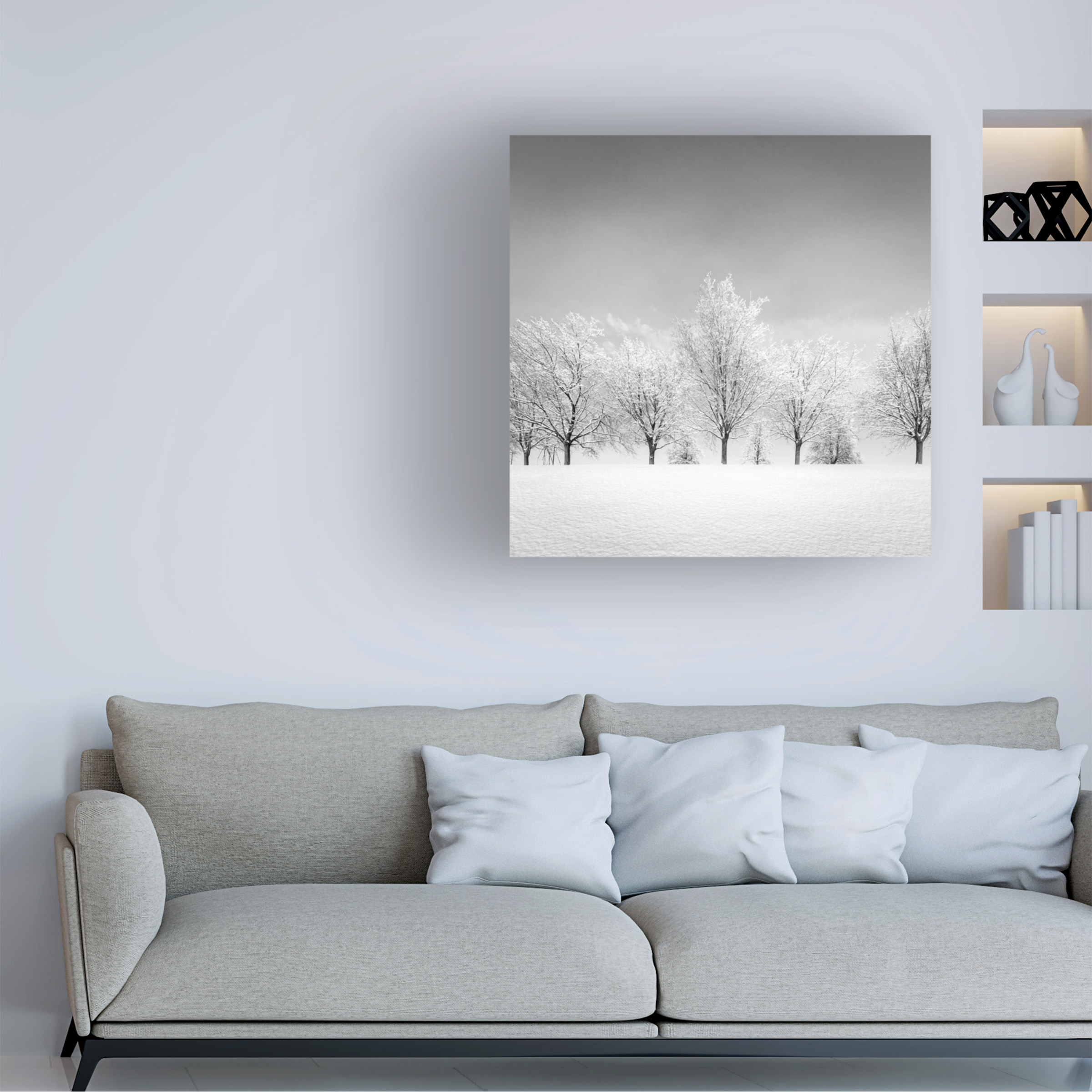 Trademark Fine Art "Ice Storm" Canvas Art by Dave MacVicar