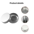 thumbnail image 6 of 30ml Silver Small Aluminum Round Lip Balm Storage Jar Containers with Screw Cap for Lip Balm, Cosmetic, Candles or Tea(Pack of 24), 6 of 7