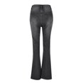thumbnail image 3 of 2024 Spring/summer High Waisted Stretch Micro Cropped Jeans Woman Jean Pants for Women 24 Size 20 Pants for Women Denim Boot Cut Knit Denim Leggings for Women Boot Cut Pants for Women Control Too, 3 of 7