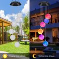thumbnail image 3 of Solar Energy Powered Wind Chime Color-changing Ball Outdoor H-anging for Garden Street Home Decoration, 3 of 7