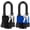 1 Blue/1 Black, variant on Waterproof Padlocks Keyed Alike for Outdoor Use,Weatherproof Pad Lock with Same Key (1 Red/1 Black)