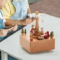 thumbnail image 4 of Milaget al Boxes Melody Decor Mechanical Movement Box Girl Girlfriend Holiday Gift Snowflake, 4 of 7