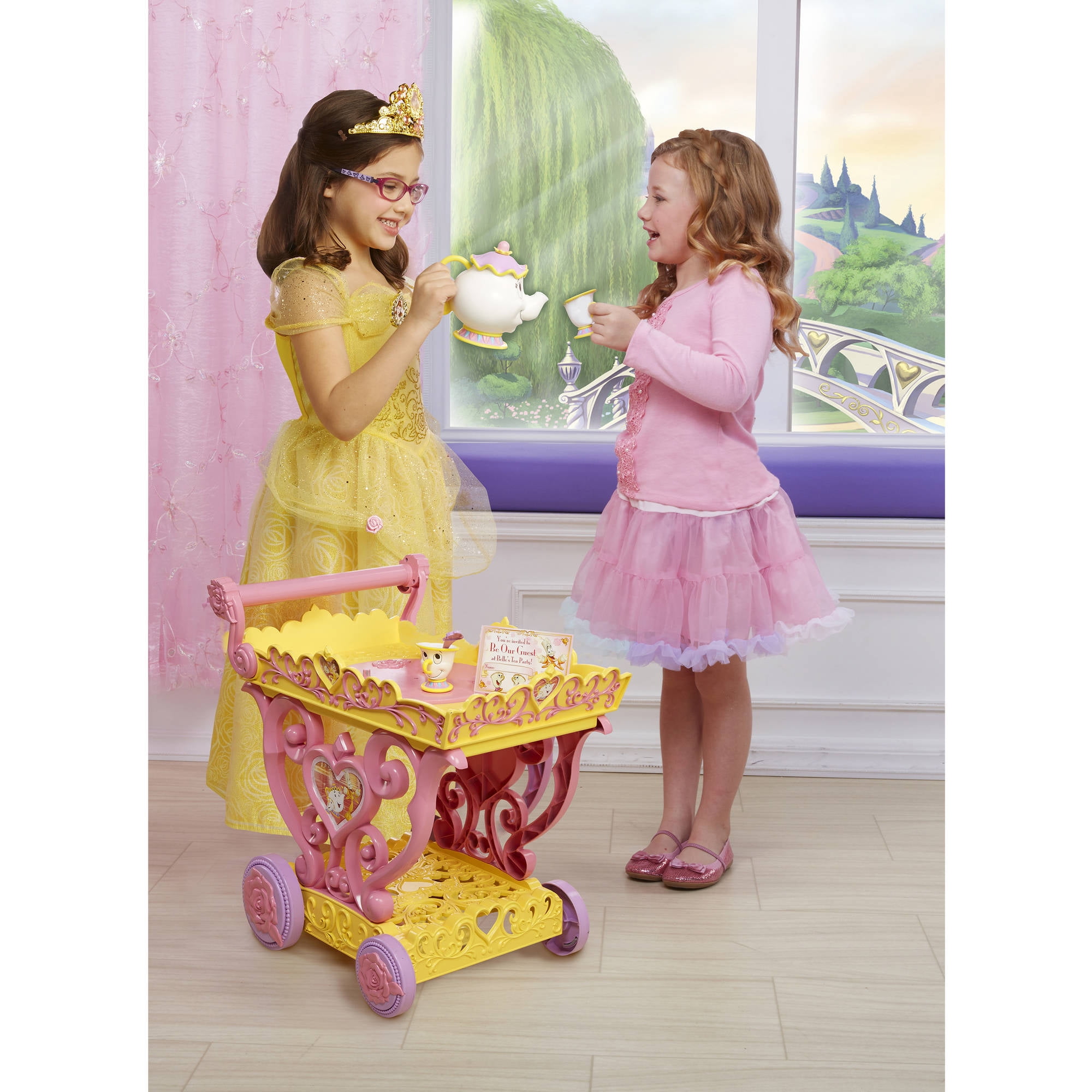 beauty and the beast tea set walmart