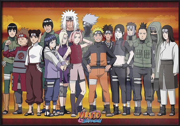 Naruto Shippuden - Framed Manga / Anime TV Show Poster / Print (All ...