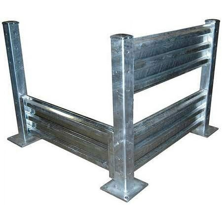 VESTIL GGR-B-4 Guard Rail,41-7/8 In. L,15 In. H