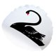 thumbnail image 1 of Gorro de natación de silicona para mujeres y hombres, gorro de natación de cisne, gorro de natación impermeable, 1 of 10