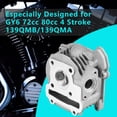 thumbnail image 1 of Conjunto de culata de motor de 47mm para GY6 72cc 80cc 4 tiempos 139QMB/139QMA, 1 of 10