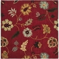 thumbnail image 3 of Country/Floral Rug - Jardin Wool Pile -Red/Multi-Color:Red/Multi,Design:Country/Floral,Shape:Medium Rectangle,Size:5' x 8', 3 of 4