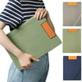 thumbnail image 3 of Leather Magnetic Folder with Whiteboard Function - Blue/Green/Gray for A4 Size & Business Meetings, 3 of 9