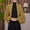 Yellow, variant on IUYRTFE Women's Solid Color Knit Shawl Wrap Open Front Poncho Cape with Batwing Sleeves
