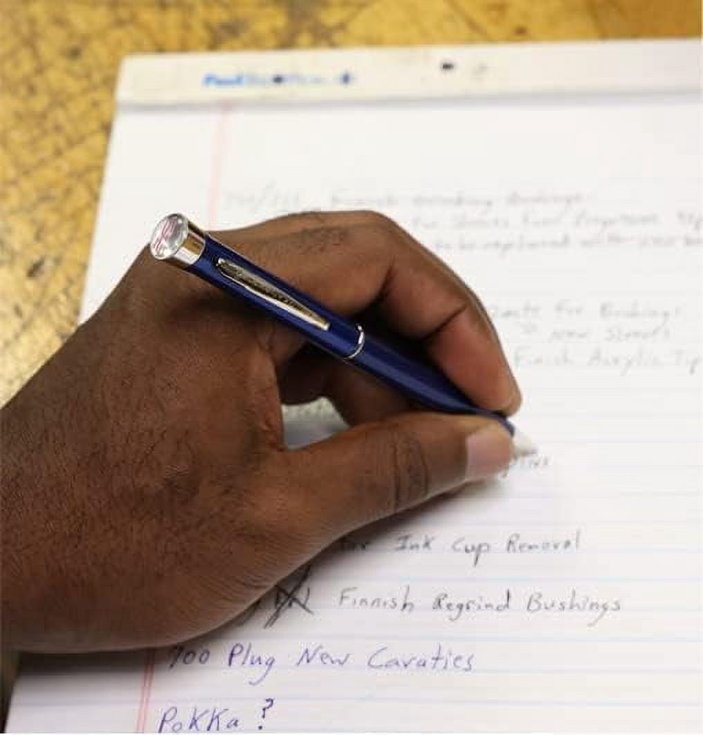 Garland Patriotic Executive Metal Ballpoint Twist Pen- Made in USA- Blue with Chrome Accents- Medium Pt Black Ink- Gift for corporate events and milestone- Box included
