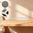 thumbnail image 2 of KAKOWELY Metal Monitor Stand Mesh Monitor Stand Transparent Riser Mesh Monitor Riser for Home Office School,19.69"X7.87"X3.15", 2 of 5