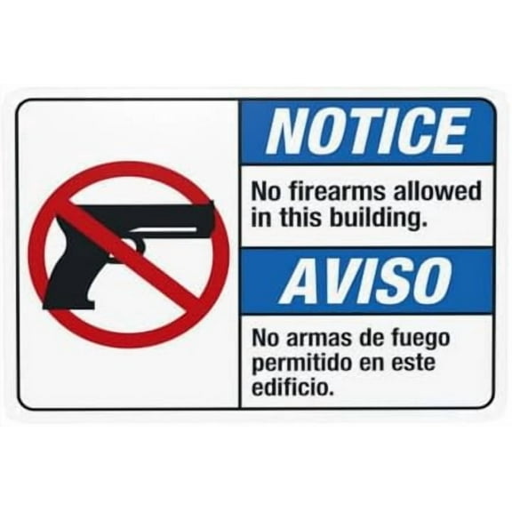 No Allowed In This Building Warning Sign, Door Metal Signs for Home Business Outdoor Indoor Road Yard Garage Street Wall Caution Custom Decor 12 x 8 Inch