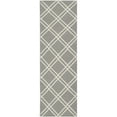 thumbnail image 2 of Safavieh Dhurries Grey/Ivory Area Rug, 2 of 5