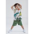 thumbnail image 2 of Funstuff Dinosaur Little Boys T-Shirt and Mesh Shorts Outfit Set Toddler to Little Kid, 2 of 5