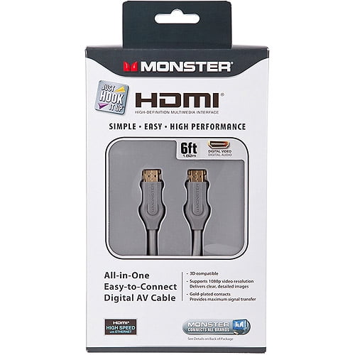 Monster 6 ft. HDMI Cables