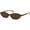 Brown Frame - Brown Lens, variant on Unisex Cat Eye Fashion Sunglasses, Black, 1