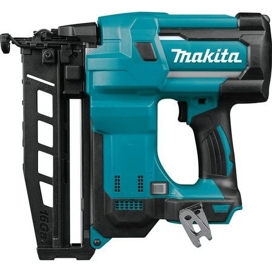Makita XNB02Z, 18V Cordless 16 Gauge Straight Finish Nail Gun, 5.0 Ah