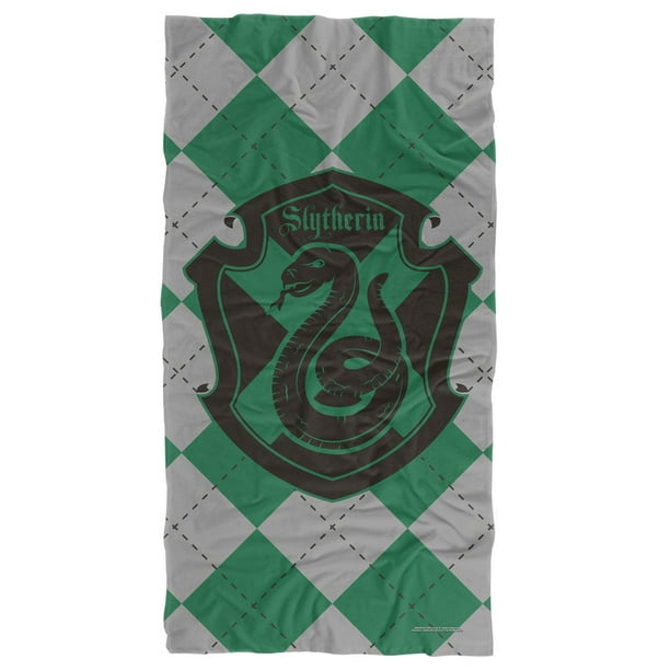 Harry Potter Slytherin Plaid Sigil Officially Licensed Beach Towel 30 ...