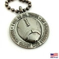 thumbnail image 2 of Football On Ball Chain With Gunmetal Finish Necklace (sp7gunbc), 2 of 7