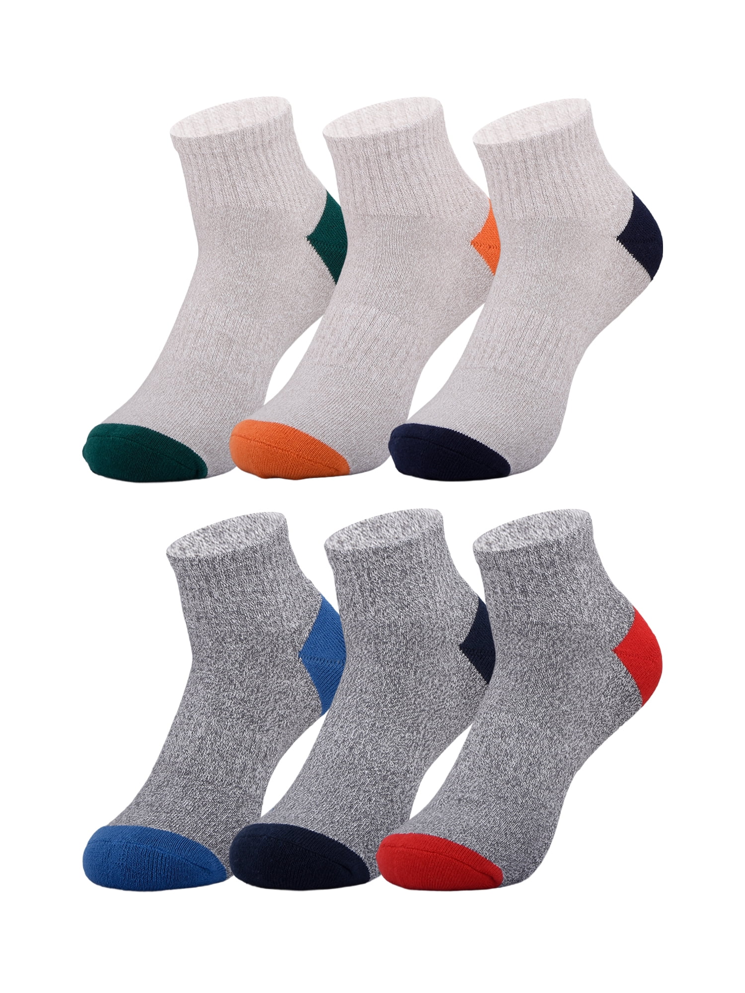 Chaps Half Cushion Ankle 6-Pack Men's, Sock Size 10-13