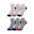 thumbnail image 3 of Chaps Half Cushion Ankle 6-Pack Men's, Sock Size 10-13, 3 of 5