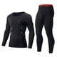 thumbnail image 1 of Ceisia Warm Breathable Mens Slim Fit Solid Color Thermal Underwear Set Gifts, 1 of 8