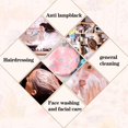thumbnail image 4 of X 4 Pcs Bonnets de Douche à Bande Élastique Double Couche avec Bande Élastique Réglable Imperméable Doublé Satin Élégant pour Femmes Cheveux Secs, 4 of 11