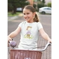 thumbnail image 2 of Girl With A Flower Basket T-Shirt Juniors -Image by Shutterstock,  x-Large, 2 of 4