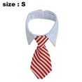 thumbnail image 2 of Pieces Adjustable Pet Bow Tie Plaid Black Red Pet Formal Tuxedo Costume Necktie Collar Puppy S, 2 of 5
