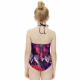 thumbnail image 4 of Dandadan Seasons Children's One-piece Swimwear Halterneck Swimsuit Summer Beach Girl's Bathing Suits Breathable Beachwear, 4 of 7